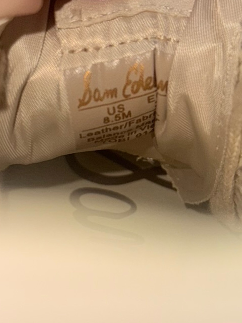 Sam Edelman Women's Neutral Beige Mesh Sneaker - Picture 6 of 6
